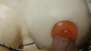 Masturbateur mammaire avec action au ralenti