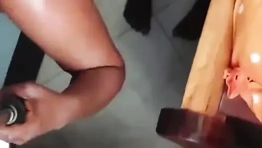 She Held Selfie Stick to Make Sure Her Big Soft Ass Is All on the Screen Fucked