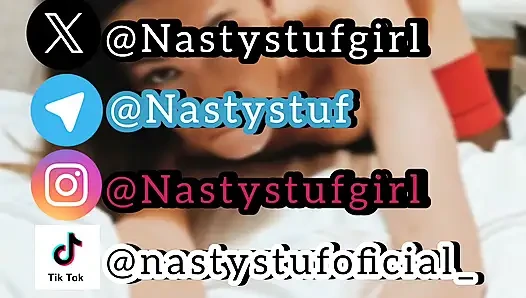 Stepsister Milks Cock with Hands, Feet and Tiny Tits