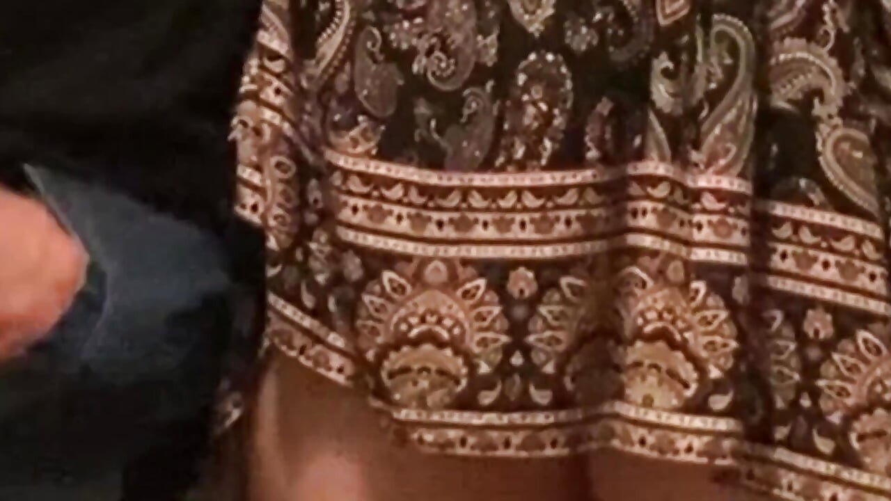 Pervers Stranger Penetreded This Slut Pussy Under Skirt