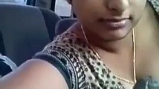 Indian couple in car