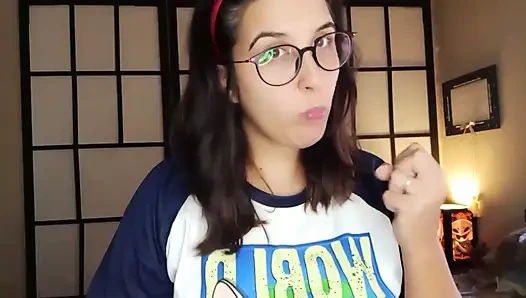 Bubblegum roll ile büyük baloncuklar deniyor - tavşan tezgahçı
