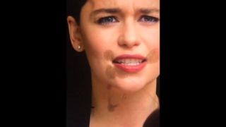 Emilia Clarke Sticky Cum Tribute