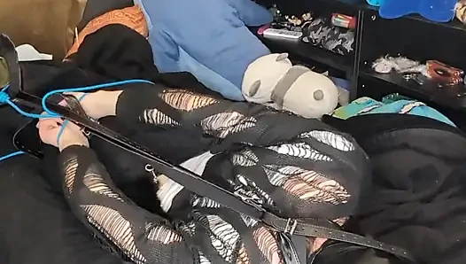Sakso çekiyor harnes hogtie
