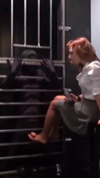 Must-share moment from "Lady warden disciplines prisoner in her private torture cell"