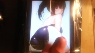Dziewczyna z anime wytrysk na tyłek przez hinomaruswe