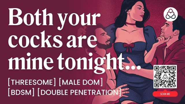 ASMR Audio Porn: MMF Threesome with BDSM, Double Penetration & Cock Sharing – Erotic Audio for Women