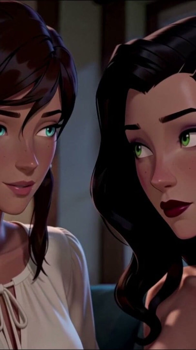 Schüchterni Futa Asami wird vo ihrer selbstbewusste Fründin Korra durchs erschte Mal gfüehrt | Clip 1