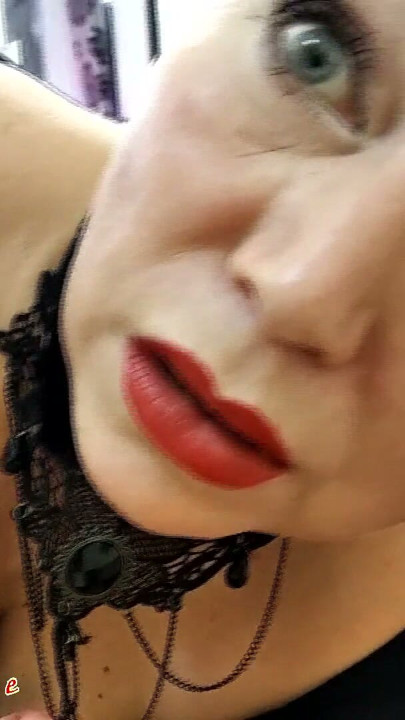Busty mature redhead bitch Aimeparadise: Blowjob as Art! | Clip 1