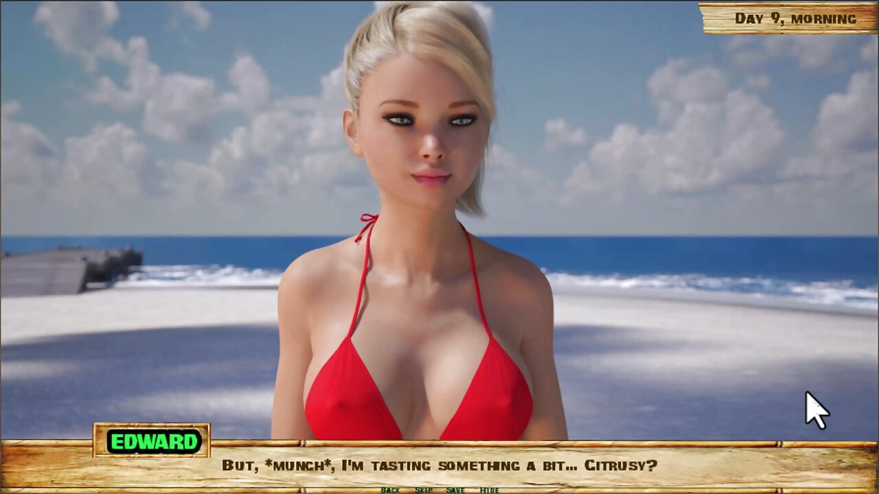 淫蕩島9 - 她磨蹭我的雞巴直到我射精 - 深沉真是太棒了