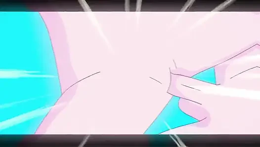 Hinata ngocok kontol besar dan memeknya dihabisin