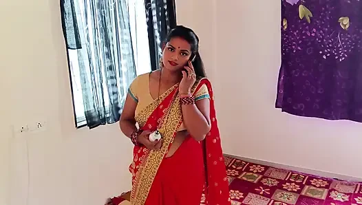 The electrical shop owner came to Riya Bhabhi's house to put a bulb when Riya Bhabhi grabbed his penis and started sucking it and did it