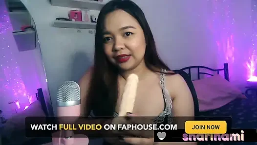 Si pinay sharinami lagi asik ngocok kontolmu sampai matanya merem melek
