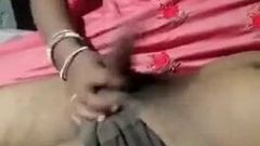 Desi women giving handjob