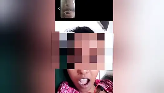 Video call sex Indian wife bhabhi ji ka mu me lena bhabhi