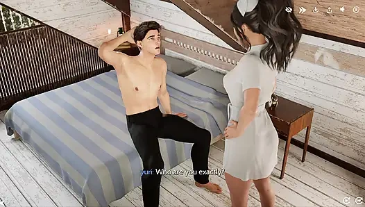 Krankenschwester, heiße muschi bekommt sanft jede berührung