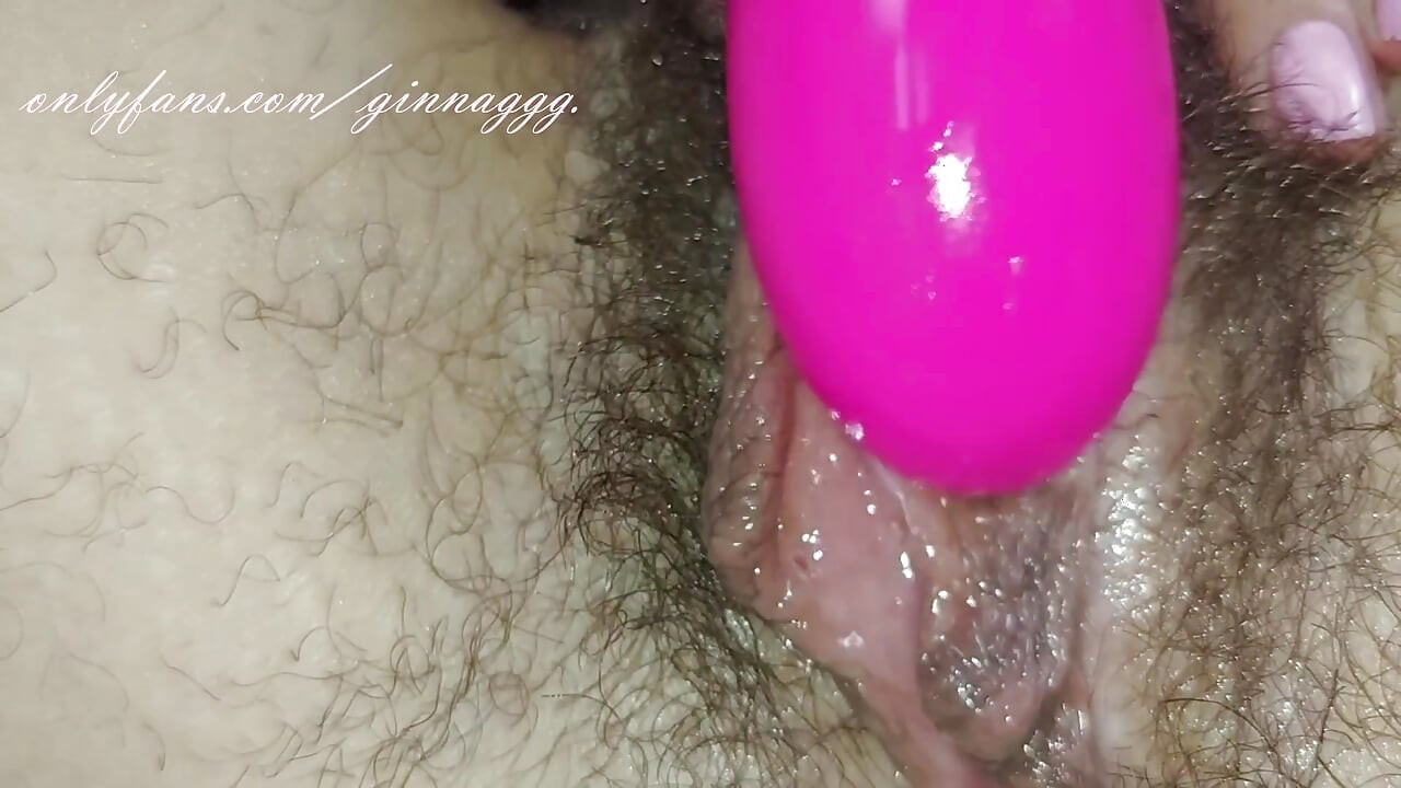 Wet Hairy Pussy Masturbating with Vibrator Close up Amateur Russian Model MILF Ginnagg