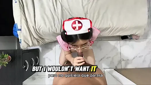 The nurse looks for patients and fucks with them until they ejaculate.