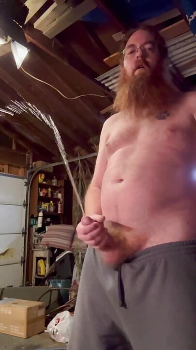 Piss Jacking with Cum Fountain