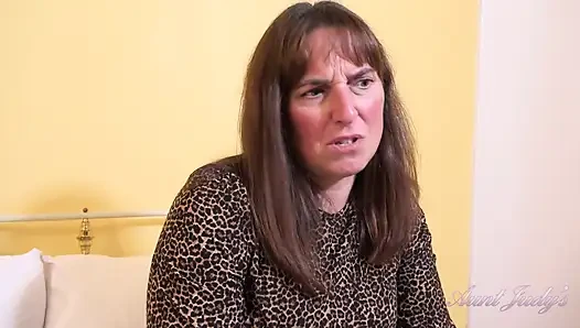 Auntjudys - Your Busty MILF Landlady Ruby Cattrall Catches You Stealing Her Panties