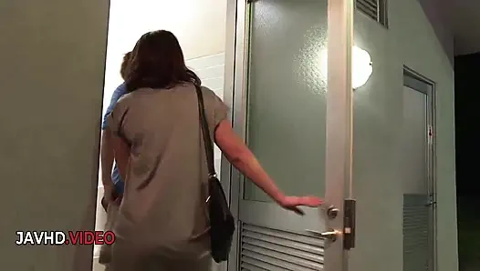 Riho Mikami Shows Off Her Stunning Blow Job Skills In Public