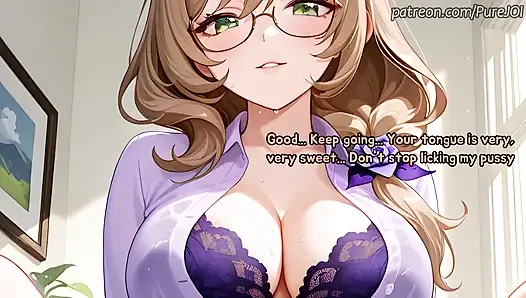 Pass 5 interviews with Genshin Impact girls to get a job (Sex JOI)