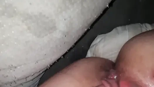 Watch my hubby intensely play with this pussy to a squirting orgasm