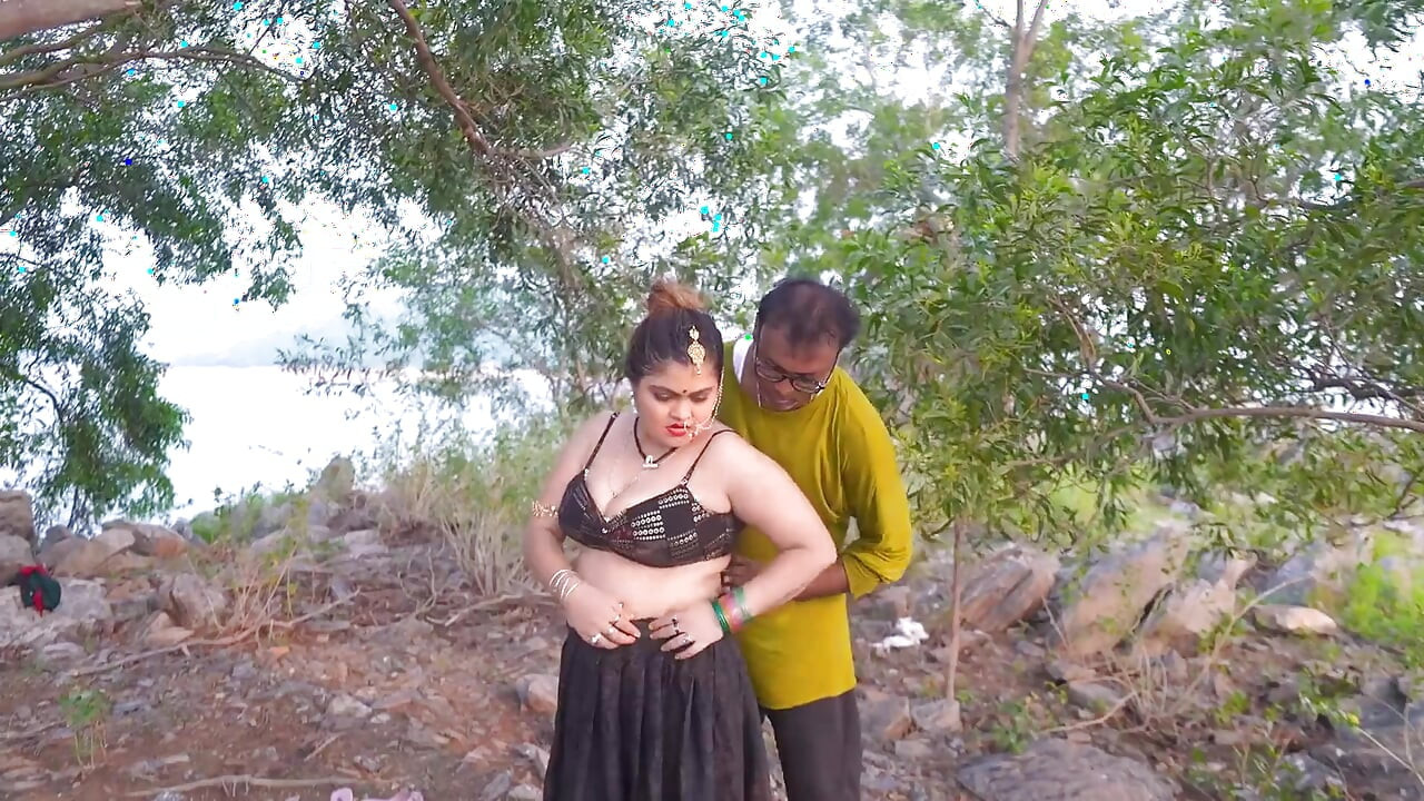 Village Couple Fun at River