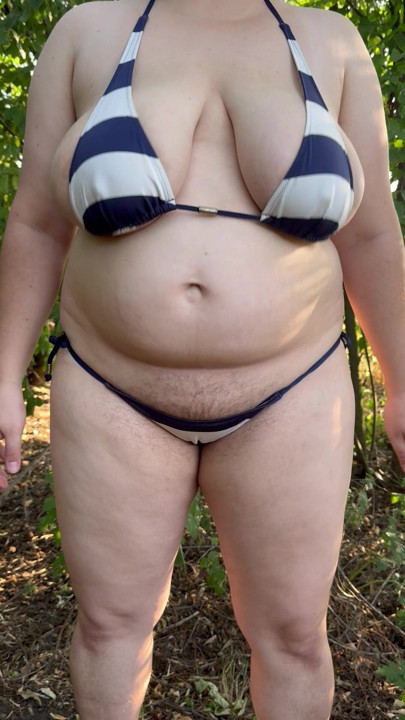 Wow, my boobs are so jiggle in this bikini! -Milky Mari