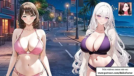 Spanish Hentai JOI. Women watch as YOU peel it in the street (fantasy). Very immersive role.