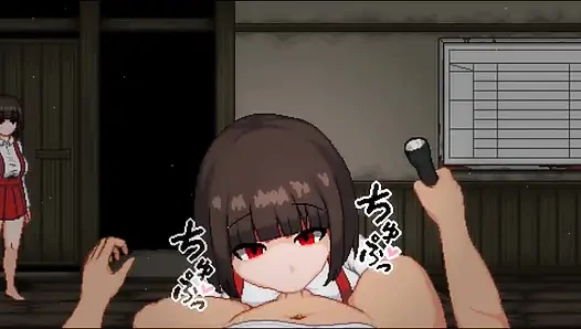 Хентай игра - Houkago No Onigokko - после школы паровозик - трах женщин-призраков - Вся галерея сцена