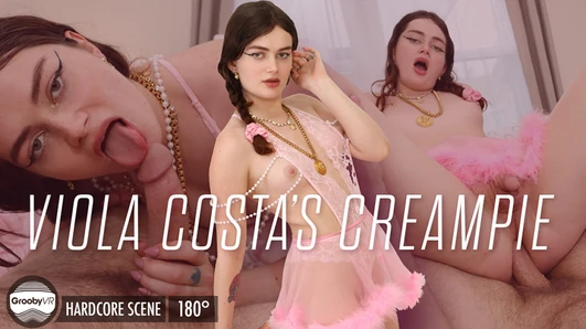 Groobyvr: le creampie de Viola Costa