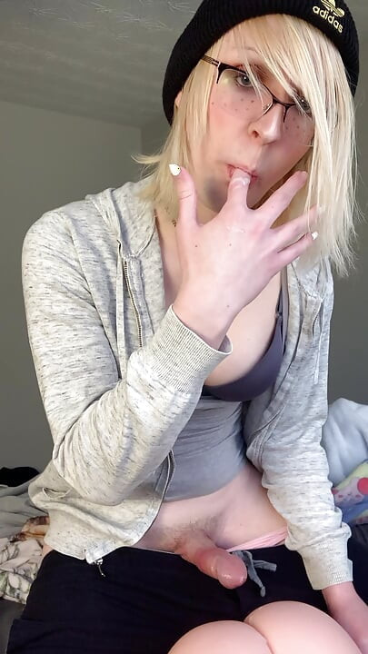 Hung Transgirl Fucks Your Ass and Huge Cumshot