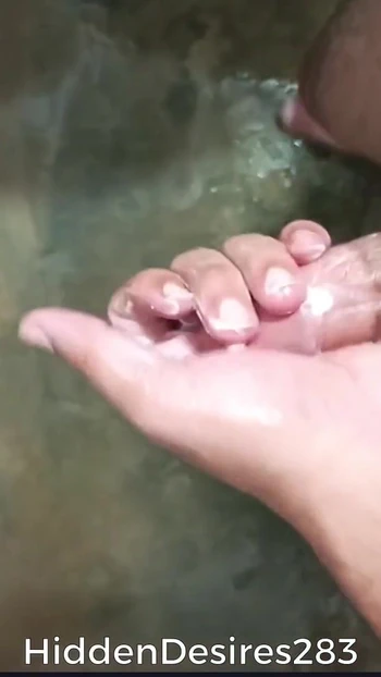 Emotional moment from "Close masturbation footage with my big vip"
