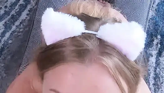 Tiny Slut With Natural Hangers Loses Her Mind After Fierce Orgasms