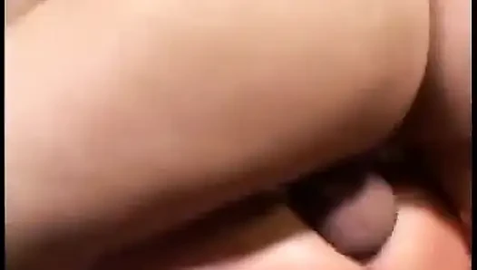 Chick in slutty dress and heels sucks and takes two dicks