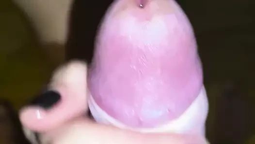 Just a blowjob with cum in a hotwife's mouth.