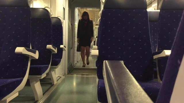 travelling in a business suit