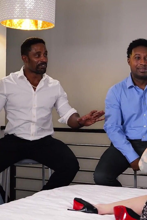 Sophia Is Excited for Her Gangbang with 5 Guys and G/f