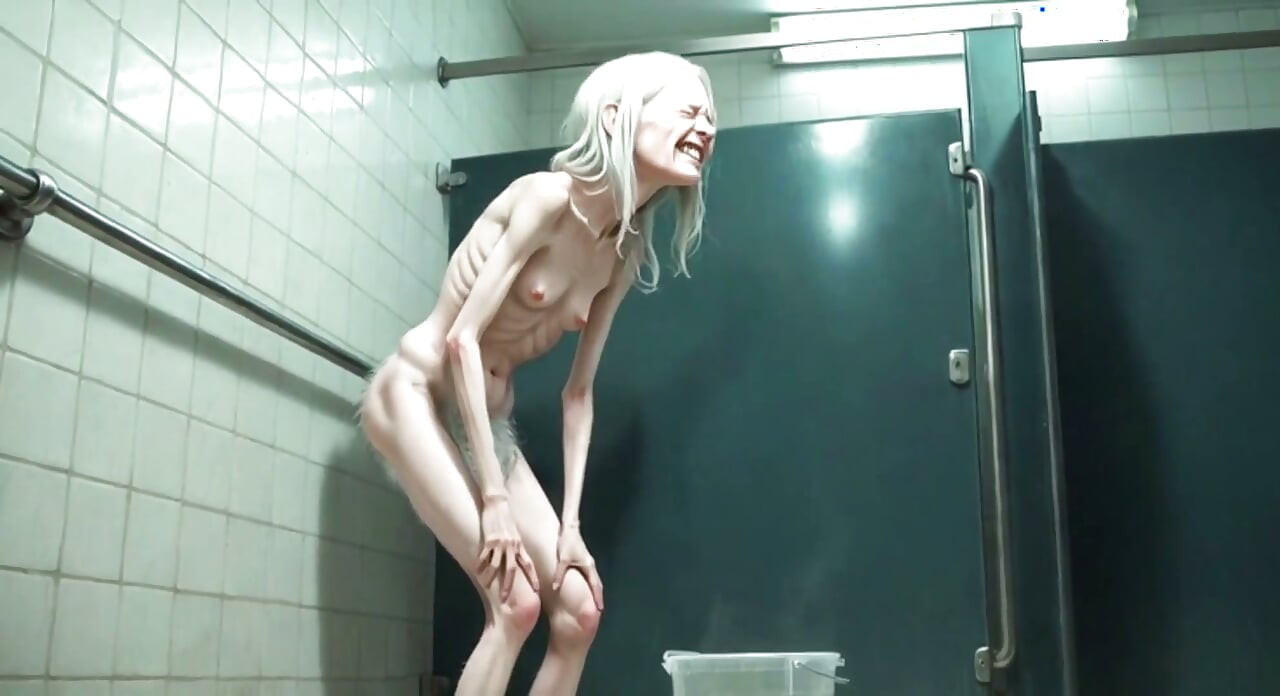 Old Granny Public Pissing in Bucket - Hairy Wet Pussy & Real Orgasm
