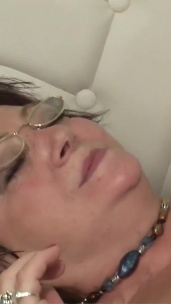 Stunning moment from "Husband Fuck old Cheating Wife after Creampie of Step Son"