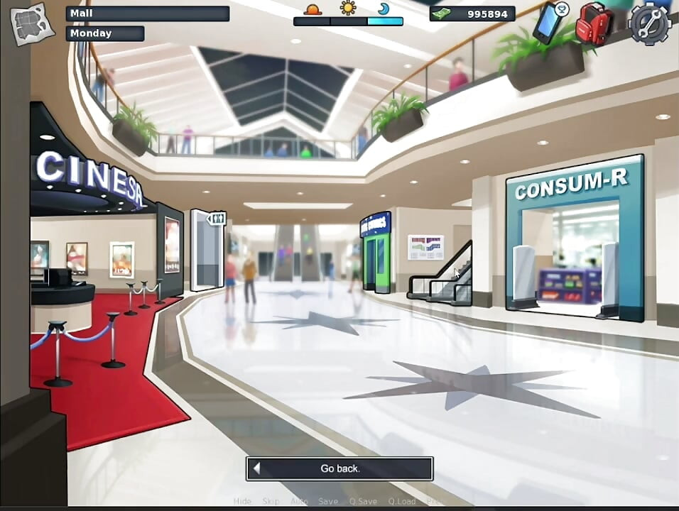 Receptionist got fucked by young boy in summertime saga roleplay