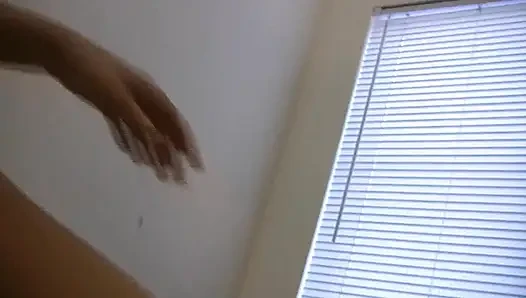 Brunette Slut Fingers Dripping Pussy in Thong Tease