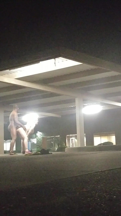 Risky sex in an empty parking lot! | Clip 1