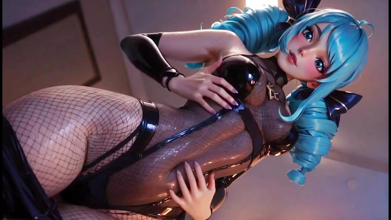 AI Waifus Sensual Dancing Revealing Outfits Glossy Skin SFW Compilation