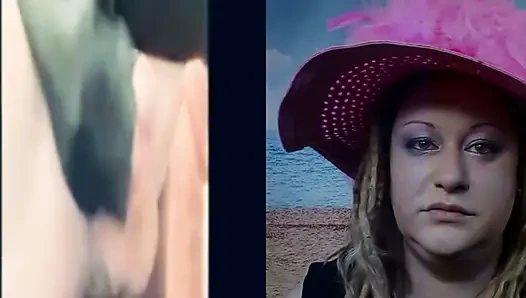 Eşcinsel kadın kılıklı kız için küçük penis aşağılayıcı