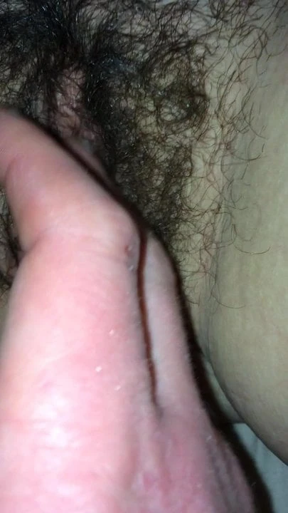 Irish wife hairy pussy closeup