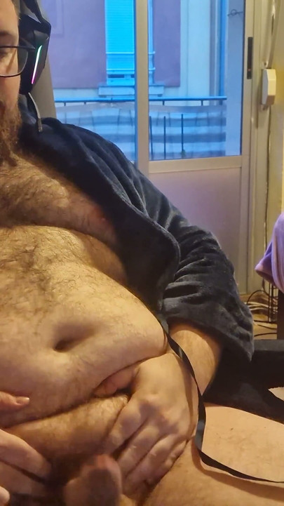Trying a New Fleshlight on My Fat Cock