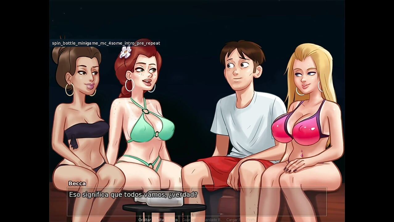 BRIDE SHARING HER BOYFRIEND WITH HER FRIENDS - summertime saga