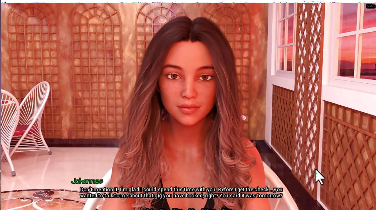 Radiant 7,  fucked the waiter in the bathroom
